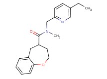 N-[(5-ethylpyridin-2-yl)methyl]-N-methyl-2,3,4,5-tetrahydro-1-benzoxepine-4-carboxamide