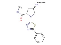 (4R)-4-amino-N-methyl-1-(5-phenyl-1,3,4-thiadiazol-2-yl)-L-prolinamide