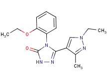 4-(2-ethoxyphenyl)-5-(1-ethyl-3-methyl-1H-pyrazol-4-yl)-2,4-dihydro-3H-1,2,4-triazol-3-one
