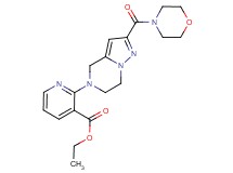 ethyl 2-[2-(morpholin-4-ylcarbonyl)-6,7-dihydropyrazolo[1,5-a]pyrazin-5(4H)-yl]nicotinate