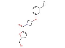 (5-{[3-(3-ethylphenoxy)-1-azetidinyl]carbonyl}-2-furyl)methanol