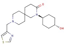 2-(trans-4-hydroxycyclohexyl)-9-(1,3-thiazol-4-ylmethyl)-2,9-diazaspiro[5.5]undecan-3-one