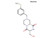 (3R,9aR)-3-(hydroxymethyl)-8-[3-(methylthio)benzyl]tetrahydro-2H-pyrazino[1,2-a]pyrazine-1,4(3H,6H)-dione