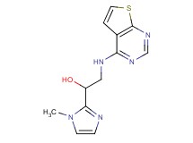 1-(1-methyl-1H-imidazol-2-yl)-2-(thieno[2,3-d]pyrimidin-4-ylamino)ethanol