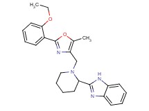 2-(1-{[2-(2-ethoxyphenyl)-5-methyl-1,3-oxazol-4-yl]methyl}-2-piperidinyl)-1H-benzimidazole