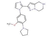 2-{1-[3-methoxy-4-(1-pyrrolidinyl)phenyl]-1H-imidazol-2-yl}-4,5,6,7-tetrahydropyrazolo[1,5-a]pyrazine dihydrochloride