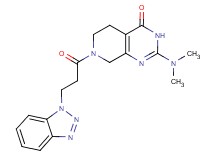 7-[3-(1H-1,2,3-benzotriazol-1-yl)propanoyl]-2-(dimethylamino)-5,6,7,8-tetrahydropyrido[3,4-d]pyrimidin-4(3H)-one