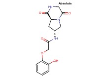 N-[(7R,8aS)-1,4-dioxooctahydropyrrolo[1,2-a]pyrazin-7-yl]-2-(2-hydroxyphenoxy)acetamide