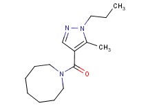 1-[(5-methyl-1-propyl-1H-pyrazol-4-yl)carbonyl]azocane