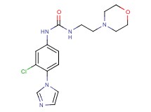 N-[3-chloro-4-(1H-imidazol-1-yl)phenyl]-N'-(2-morpholin-4-ylethyl)urea