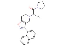 5-(1-methyl-2-oxo-2-pyrrolidin-1-ylethyl)-3-(1-naphthyl)-4,5,6,7-tetrahydroisoxazolo[4,5-c]pyridine