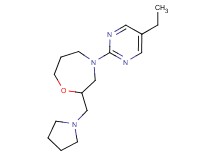 4-(5-ethylpyrimidin-2-yl)-2-(pyrrolidin-1-ylmethyl)-1,4-oxazepane