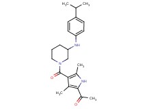 1-[4-({3-[(4-isopropylphenyl)amino]-1-piperidinyl}carbonyl)-3,5-dimethyl-1H-pyrrol-2-yl]ethanone