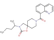 3-(1-methylbutyl)-8-(quinolin-8-ylcarbonyl)-1-oxa-3,8-diazaspiro[4.5]decan-2-one