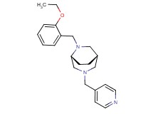 (1S*,5R*)-6-(2-ethoxybenzyl)-3-(4-pyridinylmethyl)-3,6-diazabicyclo[3.2.2]nonane