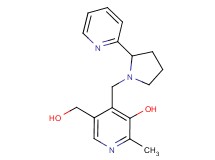 5-(hydroxymethyl)-2-methyl-4-[(2-pyridin-2-ylpyrrolidin-1-yl)methyl]pyridin-3-ol