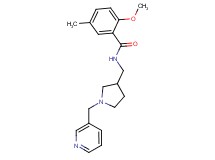 2-methoxy-5-methyl-N-{[1-(pyridin-3-ylmethyl)pyrrolidin-3-yl]methyl}benzamide