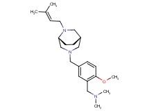 (2-methoxy-5-{[(1S*,5R*)-6-(3-methyl-2-buten-1-yl)-3,6-diazabicyclo[3.2.2]non-3-yl]methyl}benzyl)dimethylamine