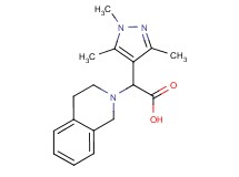 3,4-dihydroisoquinolin-2(1H)-yl(1,3,5-trimethyl-1H-pyrazol-4-yl)acetic acid