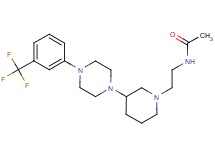 N-[2-(3-{4-[3-(trifluoromethyl)phenyl]-1-piperazinyl}-1-piperidinyl)ethyl]acetamide dihydrochloride