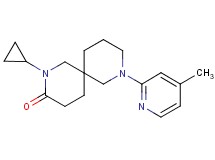2-cyclopropyl-8-(4-methyl-2-pyridinyl)-2,8-diazaspiro[5.5]undecan-3-one