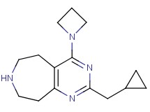 4-azetidin-1-yl-2-(cyclopropylmethyl)-6,7,8,9-tetrahydro-5H-pyrimido[4,5-d]azepine