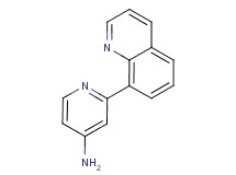 2-quinolin-8-ylpyridin-4-amine