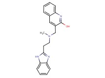 3-{[[2-(1H-benzimidazol-2-yl)ethyl](methyl)amino]methyl}-2-quinolinol