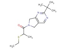2-tert-butyl-6-[2-(ethylthio)propanoyl]-6,7-dihydro-5H-pyrrolo[3,4-d]pyrimidine
