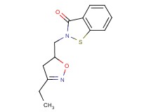 2-[(3-ethyl-4,5-dihydroisoxazol-5-yl)methyl]-1,2-benzisothiazol-3(2H)-one