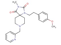 1-[2-(4-methoxyphenyl)ethyl]-3-methyl-8-(2-pyridinylmethyl)-1,3,8-triazaspiro[4.5]decane-2,4-dione