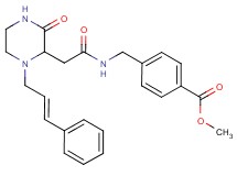 methyl 4-{[({3-oxo-1-[(2E)-3-phenyl-2-propen-1-yl]-2-piperazinyl}acetyl)amino]methyl}benzoate