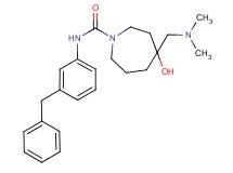 N-(3-benzylphenyl)-4-[(dimethylamino)methyl]-4-hydroxyazepane-1-carboxamide