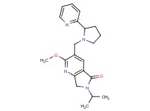 6-isopropyl-2-methoxy-3-{[2-(2-pyridinyl)-1-pyrrolidinyl]methyl}-6,7-dihydro-5H-pyrrolo[3,4-b]pyridin-5-one