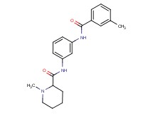1-methyl-N-{3-[(3-methylbenzoyl)amino]phenyl}piperidine-2-carboxamide