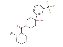 1-[(1-methyl-2-piperidinyl)carbonyl]-4-[3-(trifluoromethyl)phenyl]-4-piperidinol