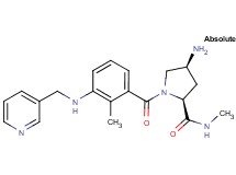 (4S)-4-amino-N-methyl-1-{2-methyl-3-[(pyridin-3-ylmethyl)amino]benzoyl}-L-prolinamide