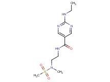 2-(ethylamino)-N-{2-[methyl(methylsulfonyl)amino]ethyl}-5-pyrimidinecarboxamide