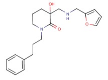 3-{[(2-furylmethyl)amino]methyl}-3-hydroxy-1-(3-phenylpropyl)piperidin-2-one