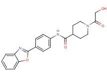 N-[4-(1,3-benzoxazol-2-yl)phenyl]-1-glycoloylpiperidine-4-carboxamide