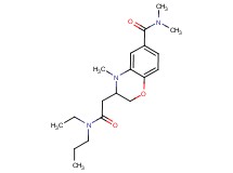 3-{2-[ethyl(propyl)amino]-2-oxoethyl}-N,N,4-trimethyl-3,4-dihydro-2H-1,4-benzoxazine-6-carboxamide