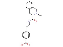 4-(2-{[(2-methyl-1,2,3,4-tetrahydro-3-isoquinolinyl)carbonyl]amino}ethyl)benzoic acid