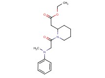 ethyl [1-(N-methyl-N-phenylglycyl)-2-piperidinyl]acetate