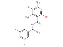 5-chloro-N-[1-(3,5-difluorophenyl)ethyl]-2-hydroxy-4,6-dimethylnicotinamide