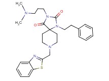 8-(1,3-benzothiazol-2-ylmethyl)-3-[3-(dimethylamino)propyl]-1-(2-phenylethyl)-1,3,8-triazaspiro[4.5]decane-2,4-dione