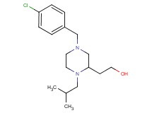 2-[4-(4-chlorobenzyl)-1-isobutyl-2-piperazinyl]ethanol