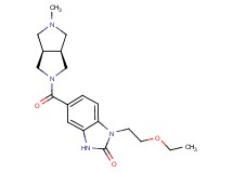 1-(2-ethoxyethyl)-5-{[(3aR*,6aS*)-5-methylhexahydropyrrolo[3,4-c]pyrrol-2(1H)-yl]carbonyl}-1,3-dihydro-2H-benzimidazol-2-one