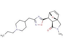 (3aR*,6S*,7R*,7aS*)-2-methyl-7-{3-[(1-propylpiperidin-4-yl)methyl]-1,2,4-oxadiazol-5-yl}-2,3,7,7a-tetrahydro-3a,6-epoxyisoindol-1(6H)-one