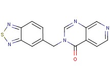 3-(2,1,3-benzothiadiazol-5-ylmethyl)pyrido[3,4-d]pyrimidin-4(3H)-one