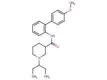 1-(1-ethylpropyl)-N-(4'-methoxy-2-biphenylyl)-3-piperidinecarboxamide